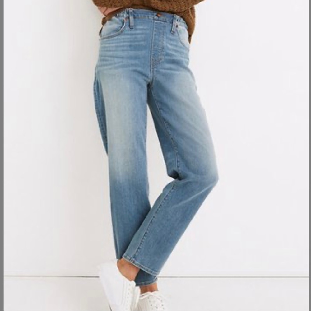 BNWT Madewell Pull-On Relaxed Jeans
